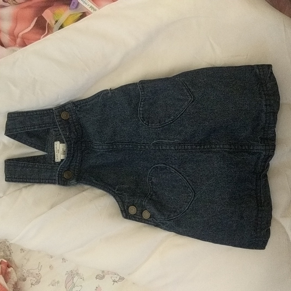 Denim jumper dress